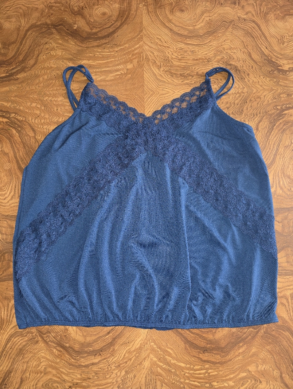 Lane Bryant Navy Lace Camisole Womens Size 16W/18W
